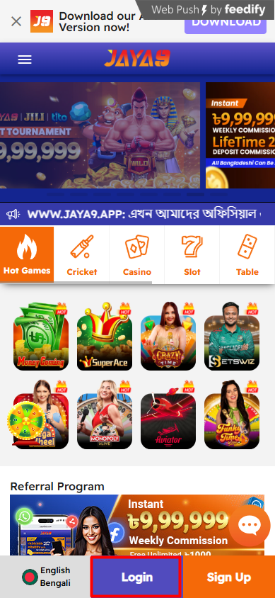 Experience the Thrills of Jaya 9 Casino Live